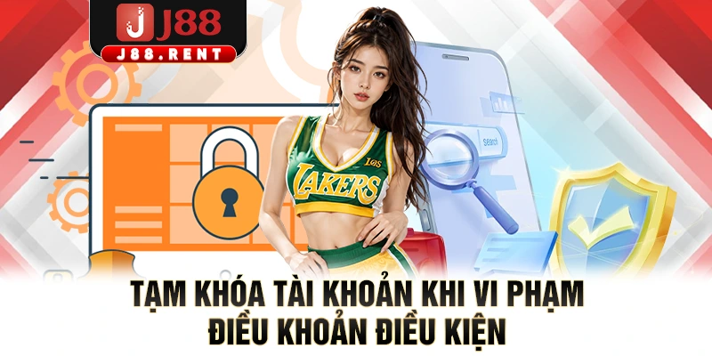 Tạm khóa tài khoản khi vi phạm điều khoản điều kiện